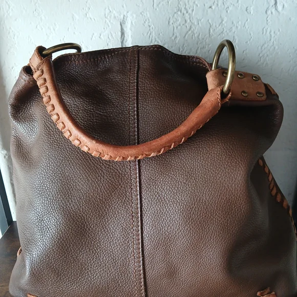 Lucky Brand Brown Leather Shoulder Bag - Picture 1 of 1